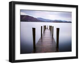 Jetty on Derwentwater, Cumbria, UK-Nadia Isakova-Framed Photographic Print