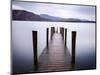 Jetty on Derwentwater, Cumbria, UK-Nadia Isakova-Mounted Photographic Print