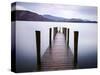 Jetty on Derwentwater, Cumbria, UK-Nadia Isakova-Stretched Canvas