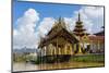 Jetty on Inle Lake, Shan State, Myanmar-Keren Su-Mounted Photographic Print