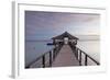 Jetty on Leleuvia Island, Lomaiviti Islands, Fiji-Ian Trower-Framed Photographic Print