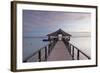 Jetty on Leleuvia Island, Lomaiviti Islands, Fiji-Ian Trower-Framed Photographic Print