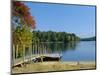 Jetty on Squam Lake, New Hampshire, New England, USA-Fraser Hall-Mounted Photographic Print