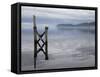 Jetty on the Old Penal Colony of Sarah Island in Macquarie Harbour, Tasmania-Julian Love-Framed Stretched Canvas