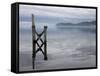 Jetty on the Old Penal Colony of Sarah Island in Macquarie Harbour, Tasmania-Julian Love-Framed Stretched Canvas