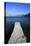 Jetty on the Secluded and Remote North Coast of Kalymnos Island-David Pickford-Stretched Canvas