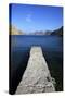 Jetty on the Secluded and Remote North Coast of Kalymnos Island-David Pickford-Stretched Canvas