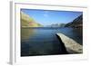 Jetty on the Secluded and Remote North Coast of Kalymnos Island-David Pickford-Framed Photographic Print