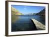 Jetty on the Secluded and Remote North Coast of Kalymnos Island-David Pickford-Framed Photographic Print