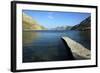 Jetty on the Secluded and Remote North Coast of Kalymnos Island-David Pickford-Framed Photographic Print