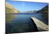 Jetty on the Secluded and Remote North Coast of Kalymnos Island-David Pickford-Mounted Photographic Print