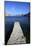 Jetty on the Secluded and Remote North Coast of Kalymnos Island-David Pickford-Mounted Photographic Print