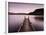 Jetty on Ullswater at Dawn, Glenridding Village, Lake District National Park, Cumbria, England, Uk-Lee Frost-Framed Photographic Print