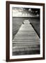 Jetty Perspective, Grand Cayman Island-George Oze-Framed Photographic Print