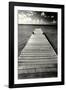 Jetty Perspective, Grand Cayman Island-George Oze-Framed Photographic Print