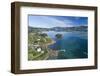 Jetty, Portobello, Otago Peninsula, Pudding Island, Otago Harbour, Dunedin, S Island, New Zealand.-David Wall-Framed Photographic Print