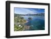 Jetty, Portobello, Otago Peninsula, Pudding Island, Otago Harbour, Dunedin, S Island, New Zealand.-David Wall-Framed Photographic Print