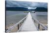 Jetty to the Western Brook Pond in the Gros Morne National Parknewfoundland, Canada, North America-Michael Runkel-Stretched Canvas