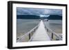 Jetty to the Western Brook Pond in the Gros Morne National Parknewfoundland, Canada, North America-Michael Runkel-Framed Photographic Print