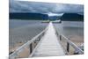 Jetty to the Western Brook Pond in the Gros Morne National Parknewfoundland, Canada, North America-Michael Runkel-Mounted Photographic Print