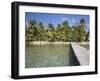 Jetty, Tobaco Caye, Belize, Central America-Jane Sweeney-Framed Photographic Print