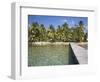 Jetty, Tobaco Caye, Belize, Central America-Jane Sweeney-Framed Photographic Print