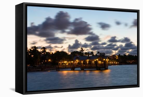 Jetty View - Sunrise to Key West - Florida-Philippe Hugonnard-Framed Stretched Canvas