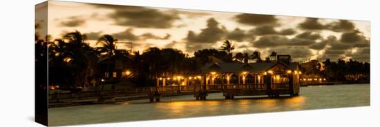 Jetty View - Sunrise to Key West - Florida-Philippe Hugonnard-Stretched Canvas