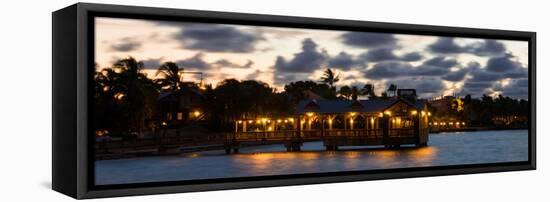 Jetty View - Sunrise to Key West - Florida-Philippe Hugonnard-Framed Stretched Canvas