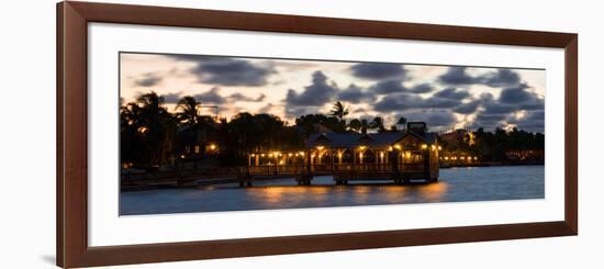Jetty View - Sunrise to Key West - Florida-Philippe Hugonnard-Framed Photographic Print