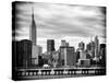 Jetty View with City and the Empire State Building-Philippe Hugonnard-Stretched Canvas