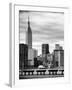 Jetty View with City and the Empire State Building-Philippe Hugonnard-Framed Photographic Print