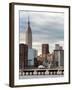 Jetty View with City and the Empire State Building-Philippe Hugonnard-Framed Photographic Print