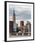 Jetty View with City and the Empire State Building-Philippe Hugonnard-Framed Photographic Print