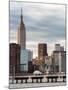 Jetty View with City and the Empire State Building-Philippe Hugonnard-Mounted Photographic Print