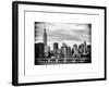 Jetty View with City and the Empire State Building-Philippe Hugonnard-Framed Art Print