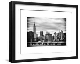 Jetty View with City and the Empire State Building-Philippe Hugonnard-Framed Art Print