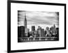 Jetty View with City and the Empire State Building-Philippe Hugonnard-Framed Art Print