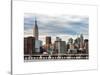 Jetty View with City and the Empire State Building-Philippe Hugonnard-Stretched Canvas