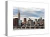 Jetty View with City and the Empire State Building-Philippe Hugonnard-Stretched Canvas