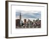 Jetty View with City and the Empire State Building-Philippe Hugonnard-Framed Art Print