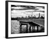 Jetty View with Manhattan and One World Trade Center (1WTC) at Sunset-Philippe Hugonnard-Framed Photographic Print