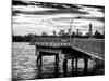 Jetty View with Manhattan and One World Trade Center (1WTC) at Sunset-Philippe Hugonnard-Mounted Photographic Print