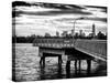 Jetty View with Manhattan and One World Trade Center (1WTC) at Sunset-Philippe Hugonnard-Stretched Canvas