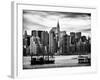 Jetty View with Manhattan and the Chrysler Building-Philippe Hugonnard-Framed Photographic Print
