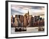 Jetty View with Manhattan and the Chrysler Building-Philippe Hugonnard-Framed Photographic Print