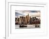 Jetty View with Manhattan and the Chrysler Building-Philippe Hugonnard-Framed Art Print