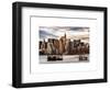 Jetty View with Manhattan and the Chrysler Building-Philippe Hugonnard-Framed Art Print