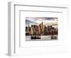 Jetty View with Manhattan and the Chrysler Building-Philippe Hugonnard-Framed Art Print