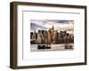 Jetty View with Manhattan and the Chrysler Building-Philippe Hugonnard-Framed Art Print